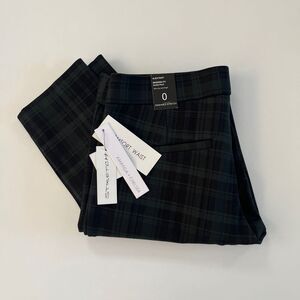 Amanda & Chelsea Womens Black and Green Plaid Pants, Amanda & Chelsea Womens 223